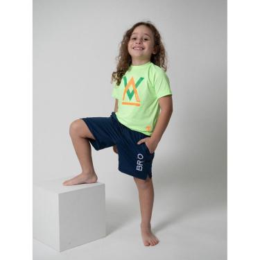 Imagem de Camiseta Dry Cool Infantil UP Manga Curta Verde Neon-Unissex