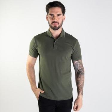 Imagem de Camisa Polo Aramis 4 Frisos Verde Mlitar-Masculino