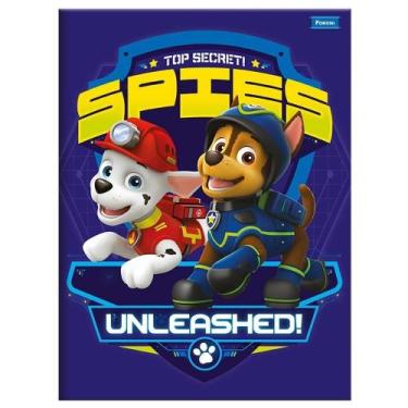 Imagem de Caderno Brochurão Foroni Patrulha Canina 60 Folhas - Embalagem com 10 