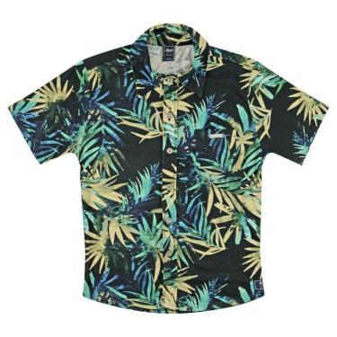 Imagem de Camisa Look Jeans Folhagem Masculina-Masculino