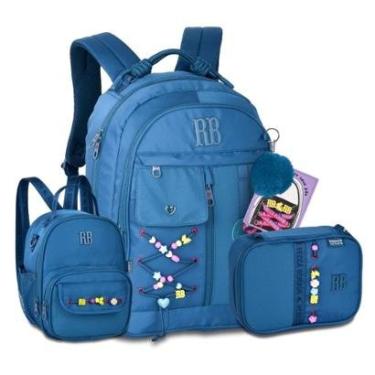 Imagem de Mochila Feminina Com Lancheira e Estojo Box Rebecca Bonbon-Feminino