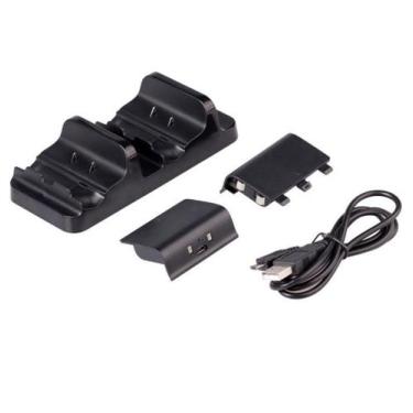 Imagem de Dock Carregador Controle comaptivel com X box One S e X com 2 Baterias