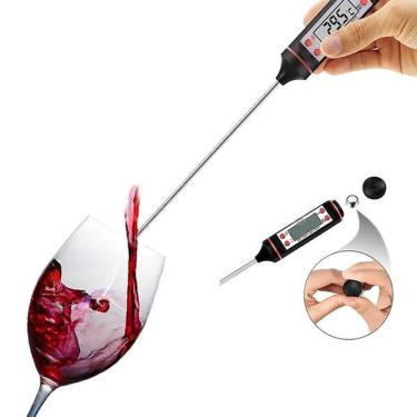 Imagem de Termômetro Culinário Cozinha Digital Mede -50ºc A +300ºc