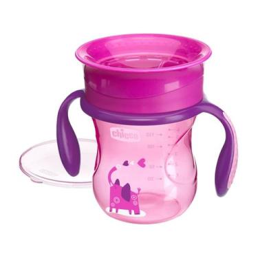 Imagem de Copo Infantil 360 Chicco Perfect +12M  Antivazamento e Livre de BPA - 