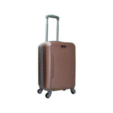 Imagem de Mala de Bordo ABS para Viagem Yins 21027 Cadeado Integrado Rosê, Rosê