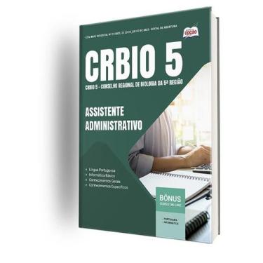 Imagem de Apostila CRBio-5 - Assistente Administrativo - Apostilas Opção
