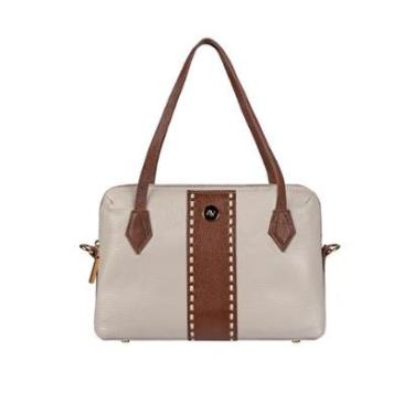 Imagem de Bolsa de mão em couro liso Safira-Feminino