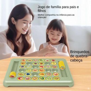 Imagem de Jogo da memória infantil educativo tabuleiro pedagógico criança racioc