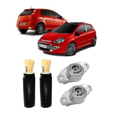 Imagem de 2 Kit Batente Coifa Coxim Traseiro Punto 2012 2013 2014 2015 - QualyKi