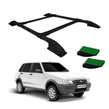 Imagem de Rack De Teto Uno Mille 1984 a 2010 2011 2012 2013 2014 Preto - VF