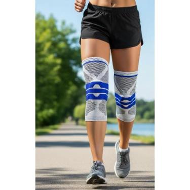 Imagem de 2x Joelheira Compressão Ortopédica - Alívio Dor, Estabilizaç - Congrat