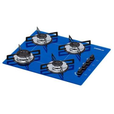 Imagem de Cooktop chamalux 4 bocas ultra chama azul trempe chapa