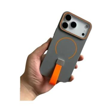 Imagem de Capa Protetora Antichoque Com Anel De Silicone Magsafe Para iPhone 17 