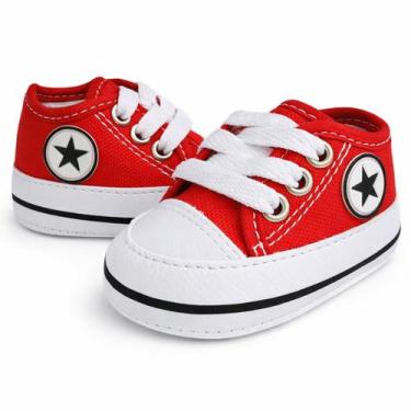 Imagem de Tênis Bebe Conforto Recém Nascido original - NoBrand, Vermelho, 14