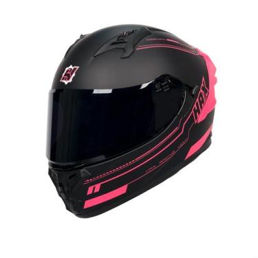 Imagem de Capacete de motocicleta HAX Obsidian Pro Full Face Dual Visor XXL