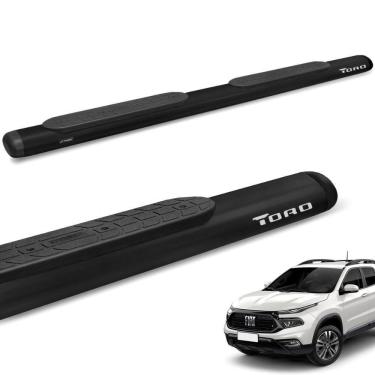 Imagem de Estribo Lateral Toro 2016 a 2024 Oval Oblongo Preto