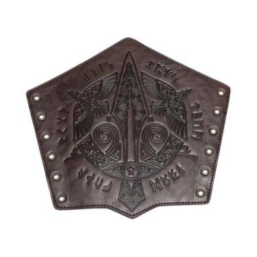 Imagem de Braceletes De Couro PU Estilo Medieval Punk Para Braço, Punho E Antebr