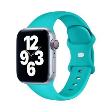 Imagem de Pulseira De Silicone De 40mm 41mm 42mm 44mm 45mm Para Apple Watch Spor