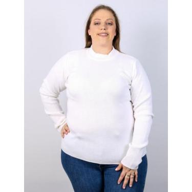 Imagem de Blusa básica feminina - D Lanfiori, Branco, UX