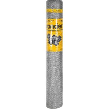 Imagem de Tela Metálica Pinteiro Hex Malha 1'' BWG24 1,5m 50m Vonder