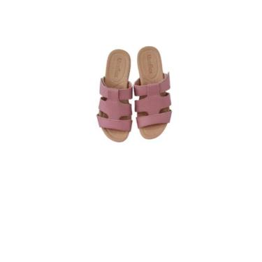 Imagem de Chinelo usaflex r1871 anatômica couro mauve/roma , 36