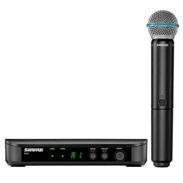 Imagem de Microfone sem Fio Profissional Shure BLX24/B58-J10