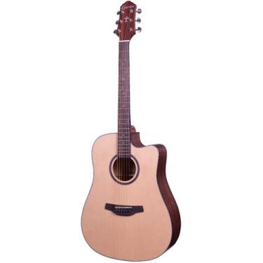Imagem de Violão Crafter Aço Spruce B/S EQ CR-T NV Bag HD-100CE/OP.N B