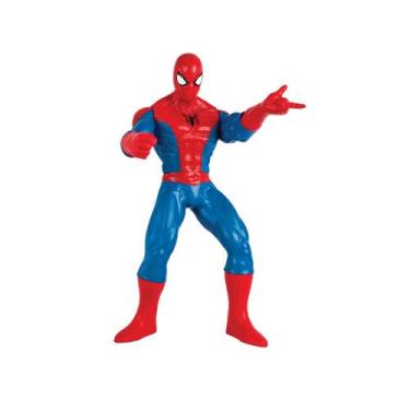Imagem de Boneco Homem Aranha 55cm  - Mimo - Mimo Toys, Azul e vermelho