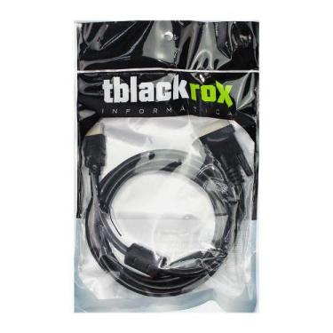 Imagem de Dvi D Hdmi Adaptador Cabo Reforçado Filtro 1,8m Tblackrox