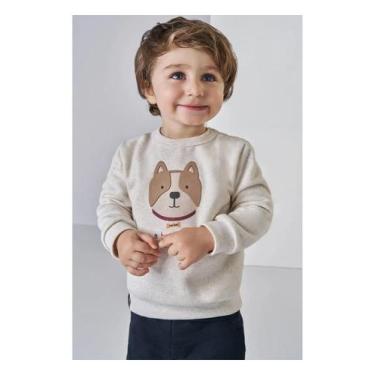 Imagem de Conjunto Moletom Dog Be a brave Menino LucBoo, M, Estampado