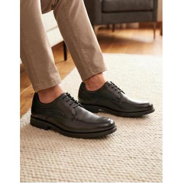 Imagem de Sapato Casual Anatomic Gel Masculino Couro 3005, Preto, 40
