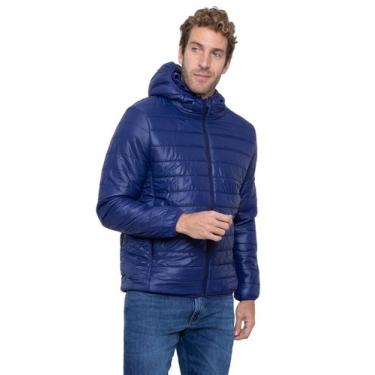 Imagem de Jaqueta Puffer com Capuz Leve Textura Suave Confortavel de Inverno - H