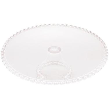 Imagem de Prato para Bolo com Pé de Cristal Coração 31,5x10cm Lyor 1871 - LYOR-C