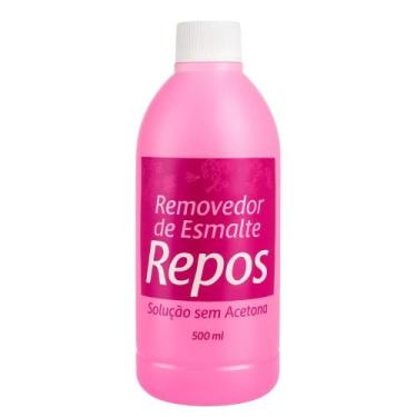 Imagem de Removedor de Esmalte Solução Sem Acetona 500ml Repos Cosméticos
