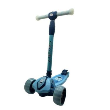 Imagem de Patinete Cute Infantil Azul 3 Rodas Menino Unitoys