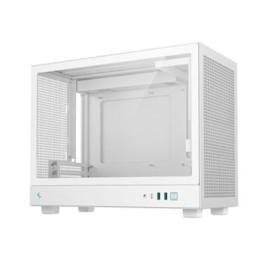 Imagem de Gabinete Gamer DeepCool CH160 Plus Micro ATX Sem Fans Branco - R-CH160
