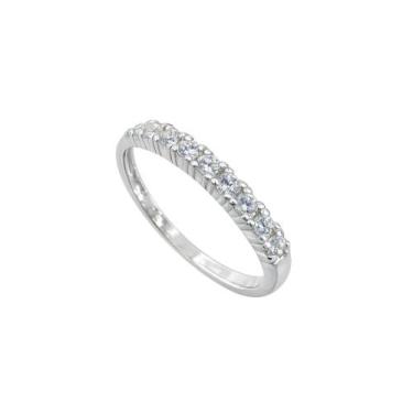 Imagem de Anel Aparador Prata 925 Zircônias - Maça de Prata Joias, Branco, 16