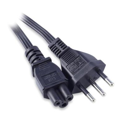 Imagem de Cabo de Forca para Notebook 1,5m Tripolar Tipo Mickey - Grupo Fast