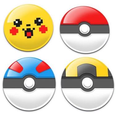 Imagem de Porta Copos PoketBalls e Pixelchu - Yaay