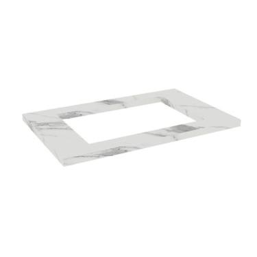 Imagem de Tampo Cozinha 80cm Flórida Branco/Calacatta - Herval