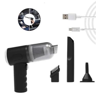 Imagem de Mini Aspirador de Pó Soprador Portátil Recarregável USB - Losan