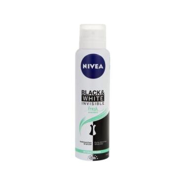 Imagem de Desodorante Nivea Invisible Black e White Aerossol - Antitranspirante 