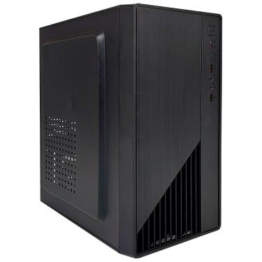 Imagem de Gabinete Brazil PC N110 Mini Atx Mini-ATX Aço com Fonte 230W Inclusa Preto 17CM