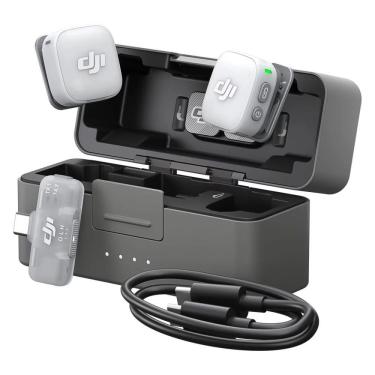 Imagem de Microfone Lapela sem Fio DJI Mic Mini 2 Transmissão Até 250 Metros Bateria Até 15 Horas com Case Preto DJI