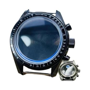 Imagem de Estilo Moonswatch: Caixa De Relógio Em Aço Inoxidável 39.7mm Com Tampa
