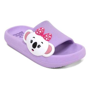 Imagem de Chinelo Lilica Ripilica Slide Nuvem  Menina Original, Wisteria, 35.6 B