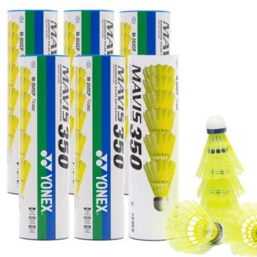 Imagem de Peteca Badminton Yonex Mavis 350 - 6 Tubo com 6 unidades