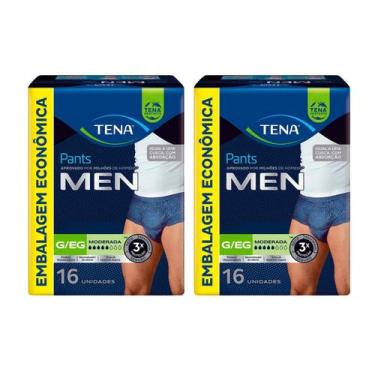 Imagem de Kit C2 Roupa Íntima Descartável Men C16 - Tena - Tena - Essity Do Bras
