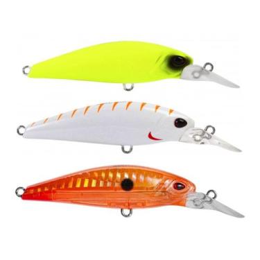 Imagem de Kit 3 Iscas Artificiais Pesca Meia Água Marine Sports Raptor Shad 70 7