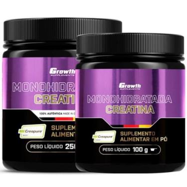 Imagem de Kit Creatina 250g Creapure + Creatina 100g Creapure Growth